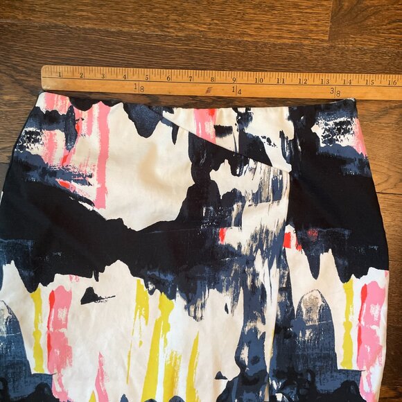 Kate Spade Saturday Atmosphere Print Splatter Paint Mini Skirt-Size 4 - Picture 7 of 9